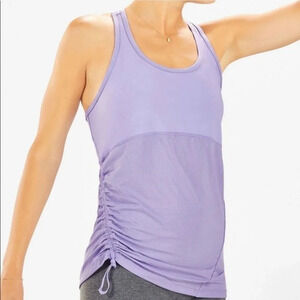 Fabletics Cashel Curved Cinch Tank, Color Lavender Size S